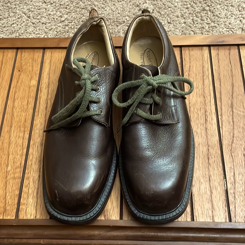 Robert Wayne brown leather shoes